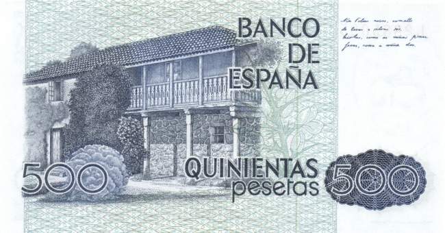 500 Pesetas 23.10.1979